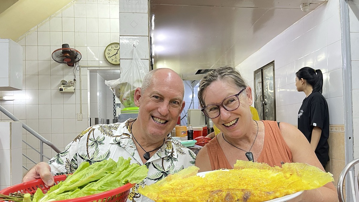 Saigon By Night Foodie Tour on Motorbike